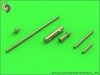 Master AM-48-089 MiG-15 & MiG-15bis - gun barrels set, antenna base & Pitot Tube (1:48)